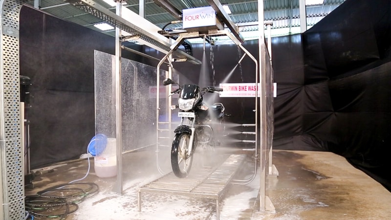 Mahindra Auto Spa Wash Installation